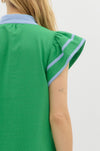 Southern Elegance Dress in Green
