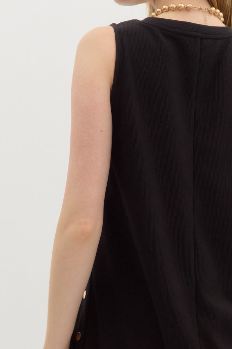 Keep It Going Midi Dress in Black