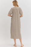 Always The One Midi Dress in Brown