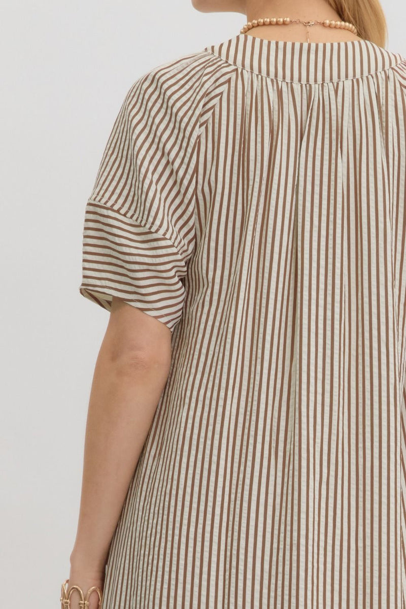 Always The One Midi Dress in Brown