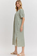 Always The One Midi Dress in Hunter Green