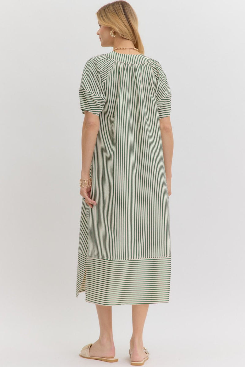 Always The One Midi Dress in Hunter Green