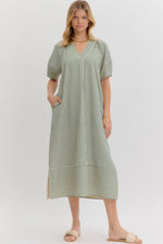 Always The One Midi Dress in Hunter Green