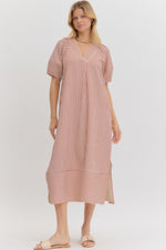 Always The One Midi Dress in Rust