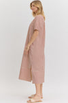 Always The One Midi Dress in Rust