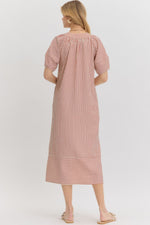 Always The One Midi Dress in Rust
