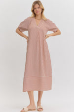 Always The One Midi Dress in Rust