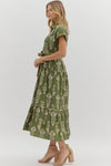 Without Hesitation Maxi Dress in Green