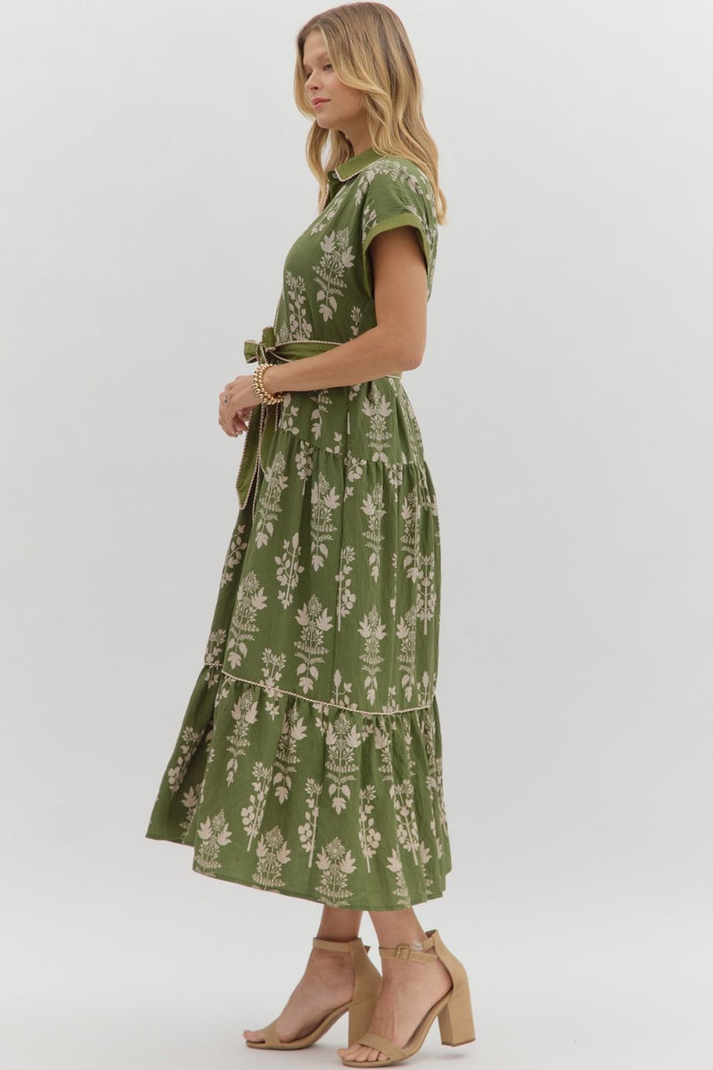 Without Hesitation Maxi Dress in Green