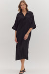 The Margot Caftan Dress in Black