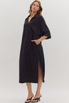 The Margot Caftan Dress in Black