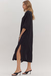 The Margot Caftan Dress in Black