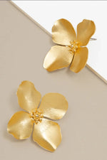 Garden Party Earrings in Gold