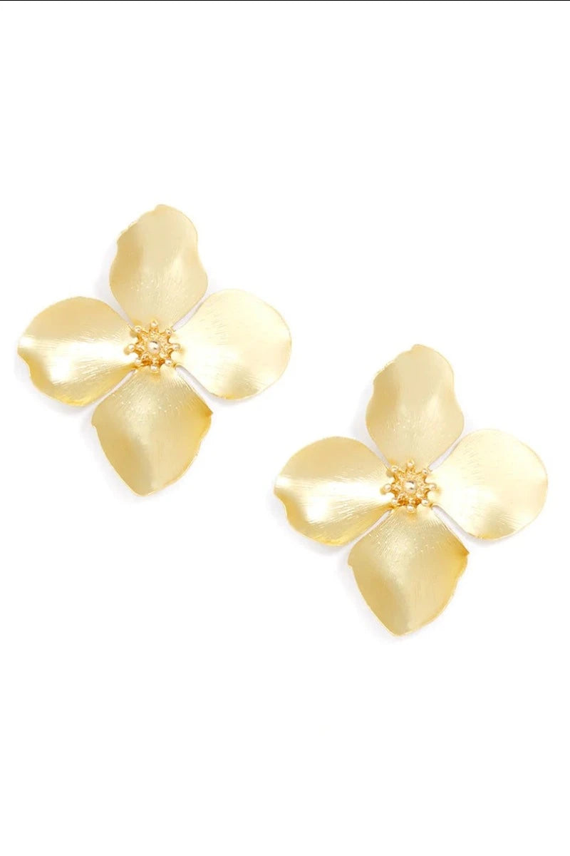 Garden Party Earrings in Gold