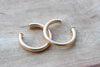 Everyday Matte Gold Hoops