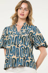 Think It Through Puff Sleeve Top