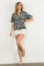 Think It Through Puff Sleeve Top