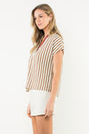 Go Fall In Love Top in Brown