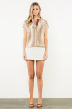 Go Fall In Love Top in Brown