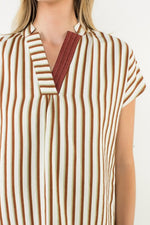 Go Fall In Love Top in Brown