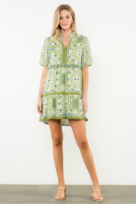 Just Wait And See Multi Print Dress