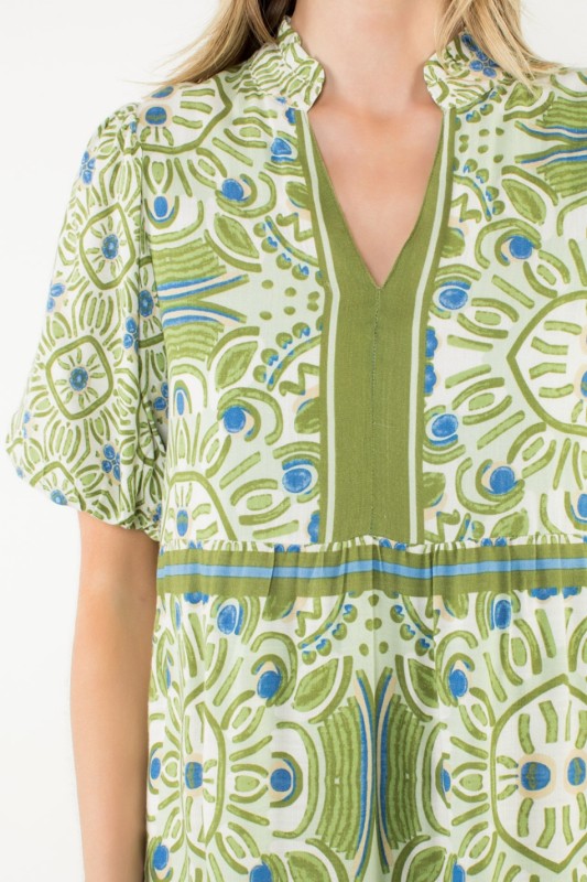 Just Wait And See Multi Print Dress