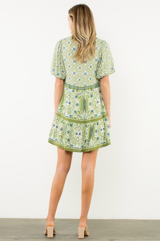 Just Wait And See Multi Print Dress