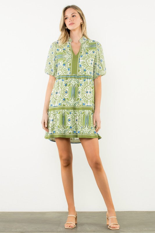 Just Wait And See Multi Print Dress