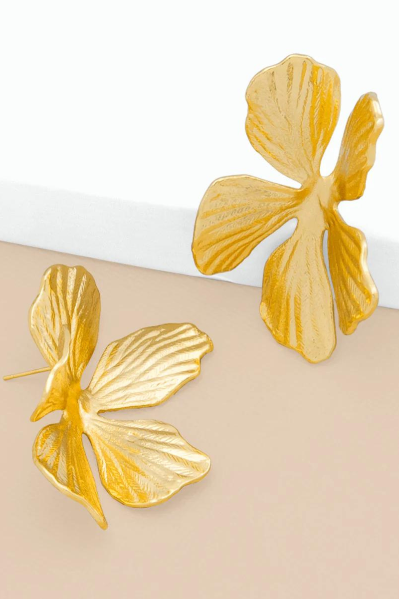 Bloom Into Gold Earrings