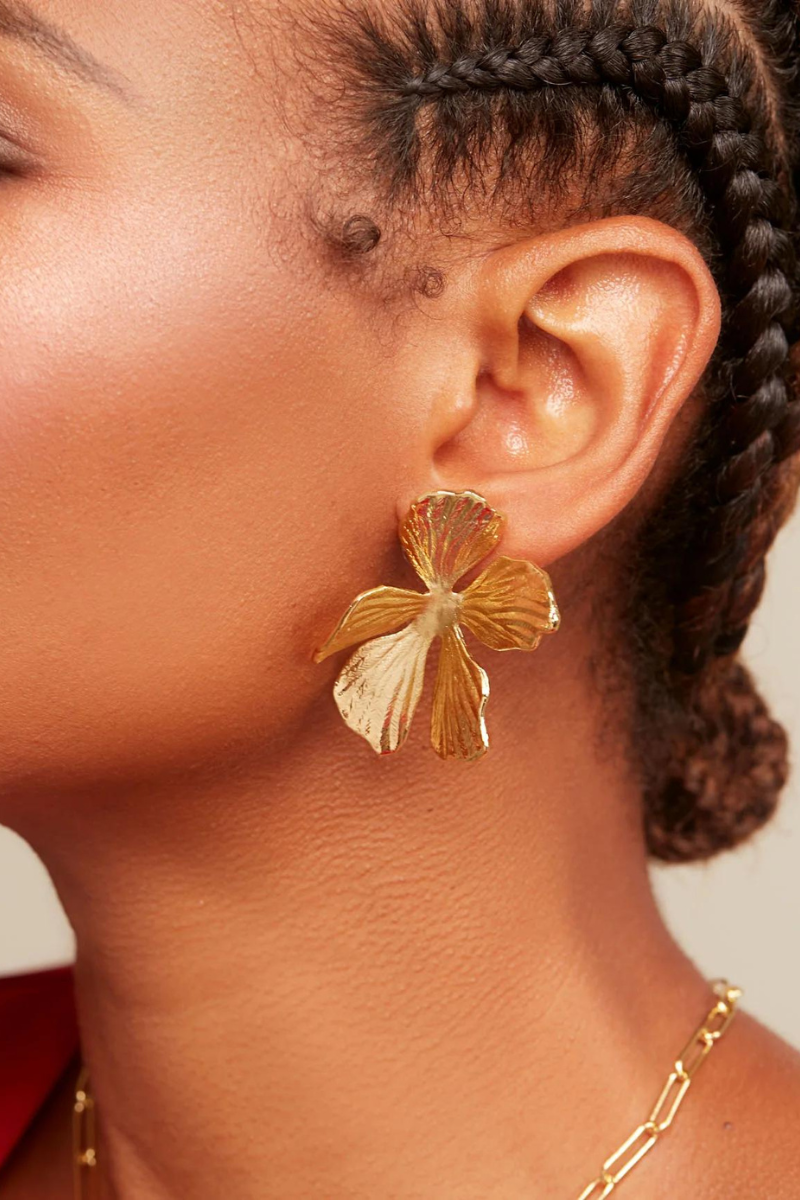 Bloom Into Gold Earrings