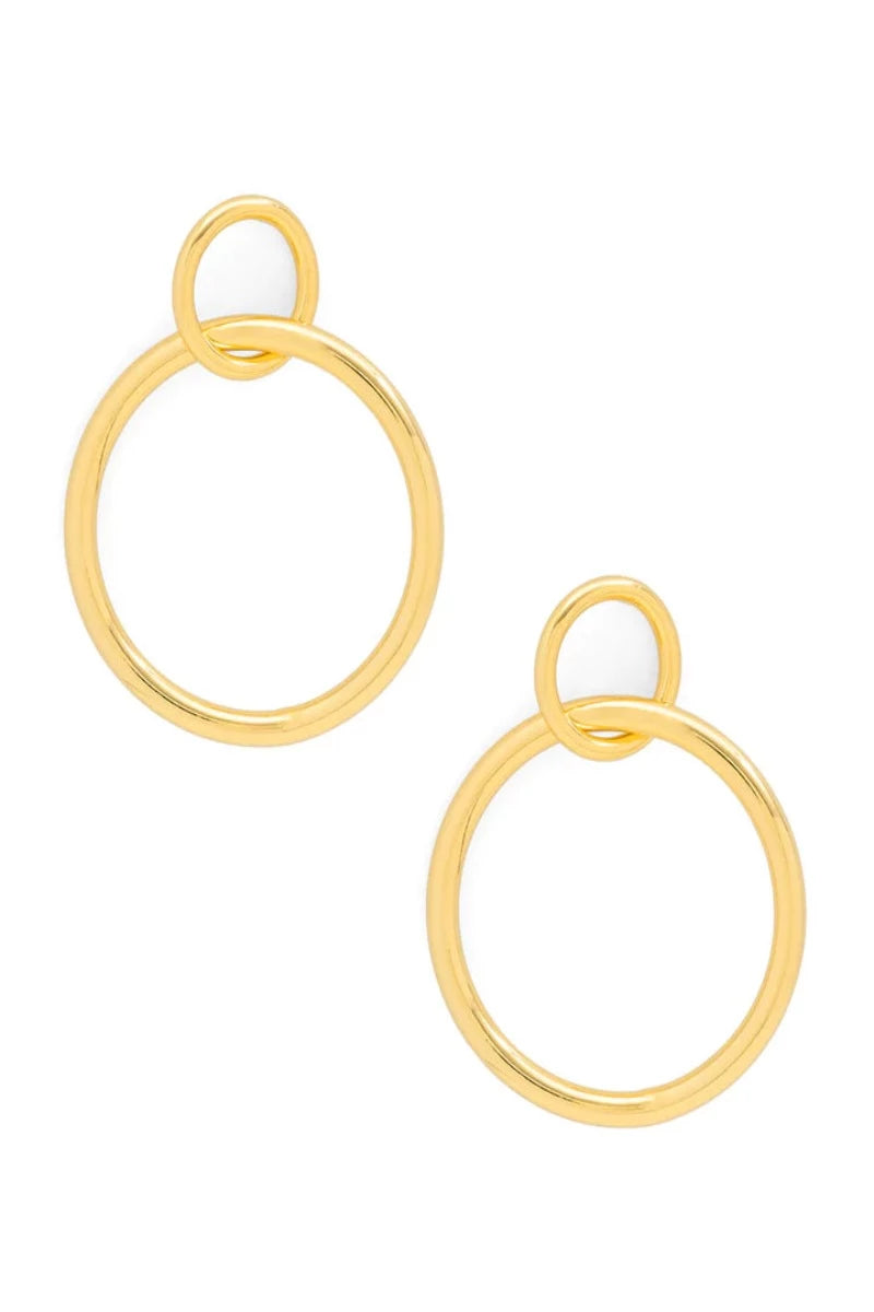 Cocktail Club Double Hoop Earrings