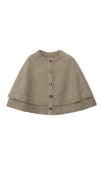 The Cozy Chalet Button Poncho