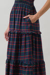 The Tartan Tiered Maxi Dress