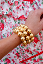 Georgia Gold Beaded Bracelet