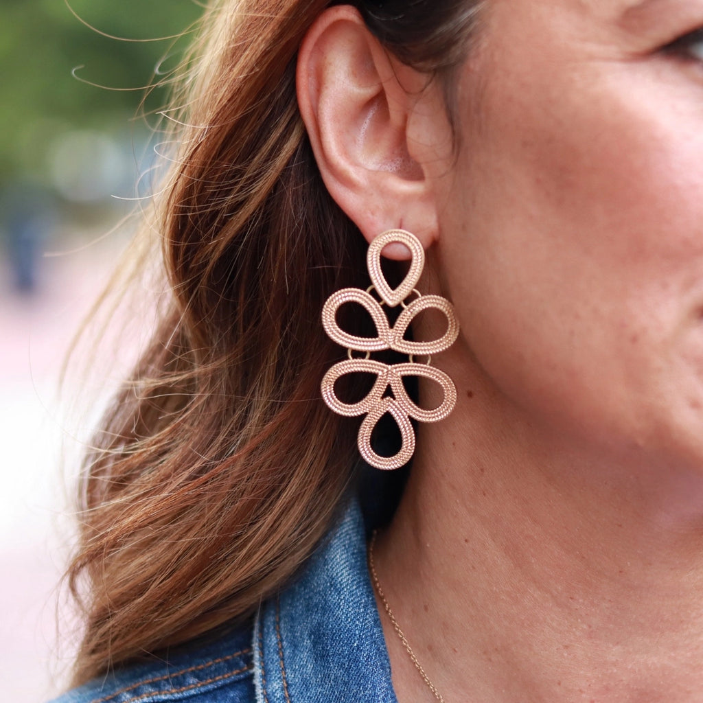 Gold Plaza Earrings