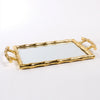 Gold Bamboo Vanity Tray