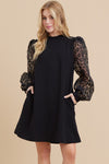 On Vineyard Time Dress in Black