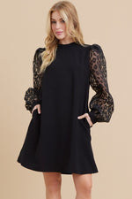 On Vineyard Time Dress in Black