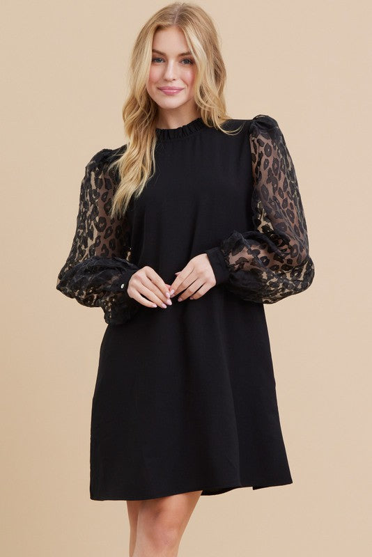 On Vineyard Time Dress in Black