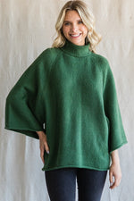 Mountain Travels Sweater in Hunter Green