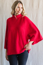 Mountain Travels Sweater in Red