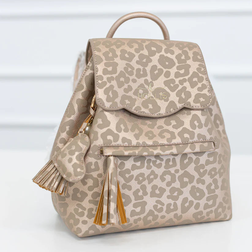 Mini leopard backpack hotsell