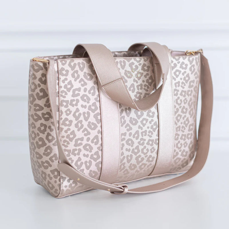 Hollis Texi Work Tote - Leopard