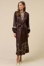The Meredith Embroidered Maxi Dress