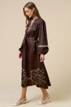 The Meredith Embroidered Maxi Dress