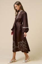 The Meredith Embroidered Maxi Dress