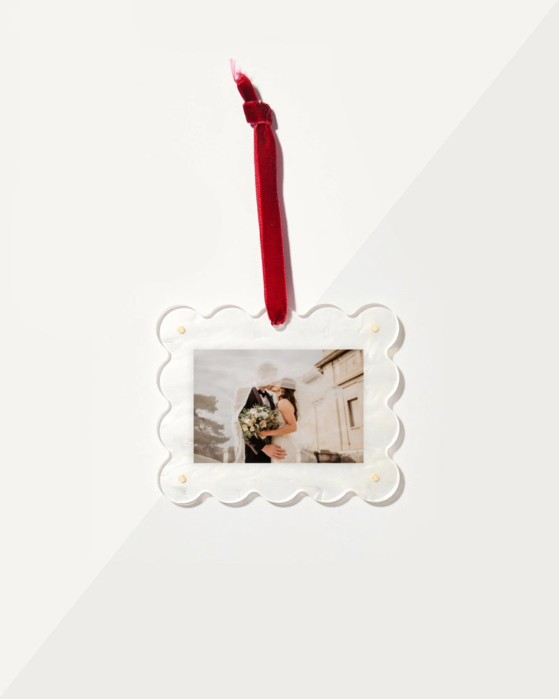 Tart By Taylor Mini Acrylic Picture Frame Ornament - Pearl