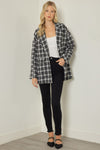 Weekend Travels Plaid Tweed Jacket