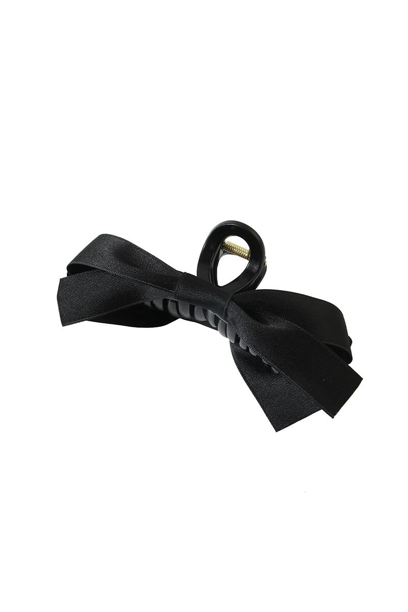 Black Bow Clip