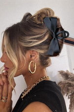 Black Bow Clip